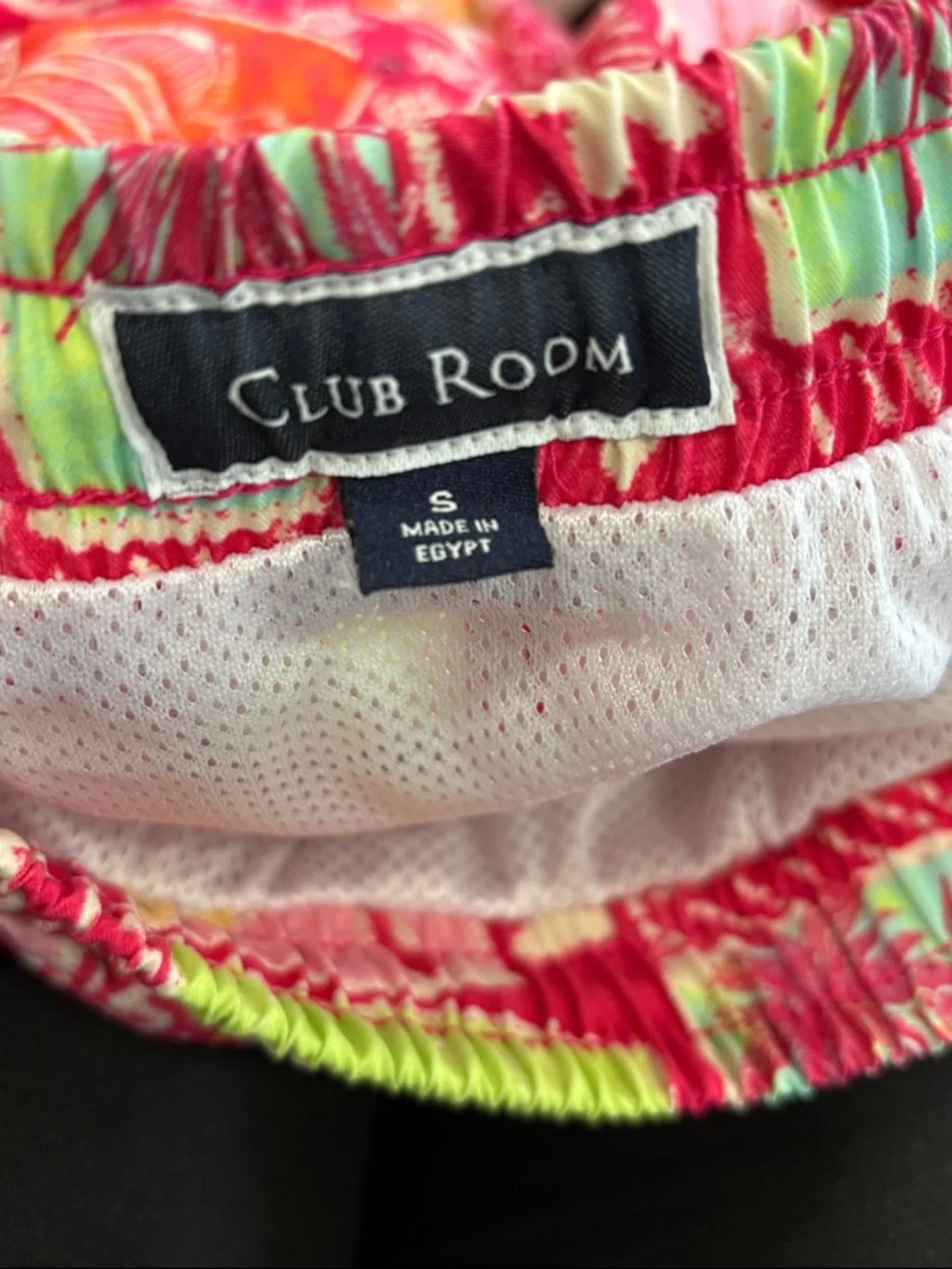 Club Room Men's Tropical Print Swim Shorts size S